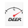 full beer level icon postcard