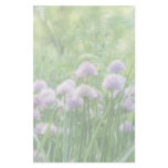 Full Bloom - Chive Flowers Personalized Stationery