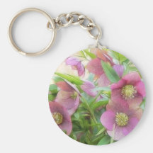 Full Bloom - Hellebores! Key Chain