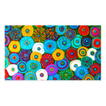 Full Circle Bookmark  party favour Business Card Templates