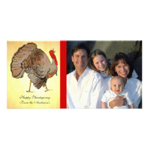 Full Colour Thanksgiving Photos Photo Card Template