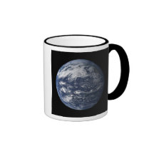 Full Earth centred over the Pacific Ocean Mug