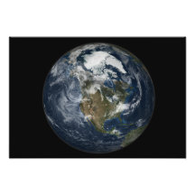 Full Earth showing North America 2 Art Photo