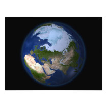 Full Earth showing the Arctic region