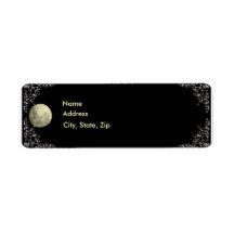 Full Moon Address Labels Template