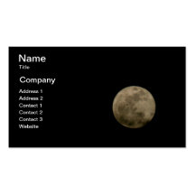 Full Moon Business Card