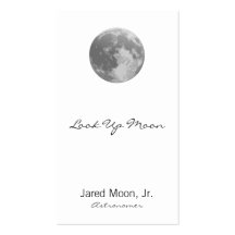 Full Moon Business Card