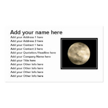 Full Moon Business Card Templates