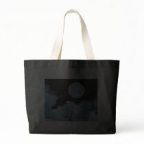 FULL MOON CLOUDS BLUE CANVAS BAG