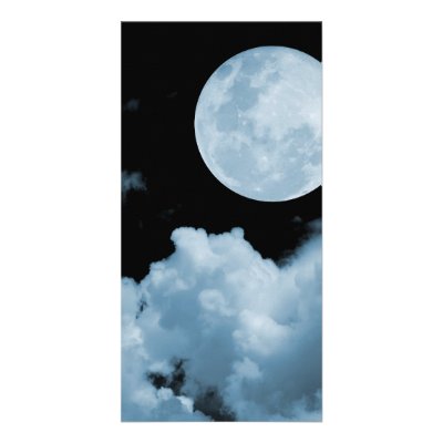 FULL MOON CLOUDS BLUE by VoXeeD