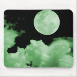 FULL MOON CLOUDS GREEN