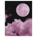 FULL MOON CLOUDS PINK FLYER DESIGN