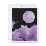 FULL MOON CLOUDS PURPLE