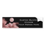 FULL MOON CLOUDS RED