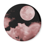 FULL MOON CLOUDS RED