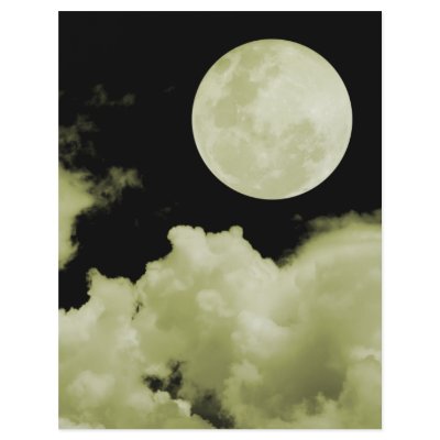 FULL MOON CLOUDS YELLOW by VoXeeD
