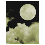 FULL MOON CLOUDS YELLOW flyers