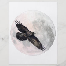 Full Moon Crow Full Color Flyer
