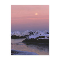 Full Moon High Tide Post Card