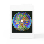 Full Moon Mandala Greeting Cards