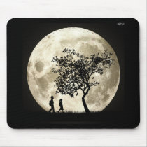 Full Moon Mouse Pads
