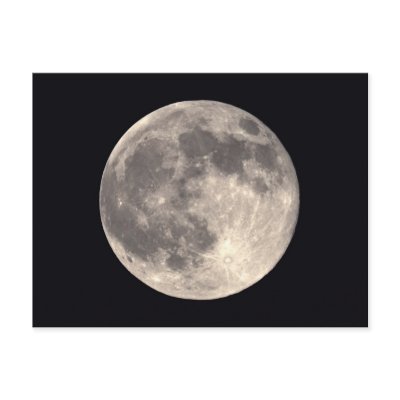 Full Moon Postcard by thehatch