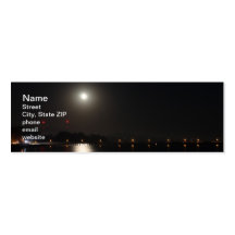 Full Moon Rise Business Card Template