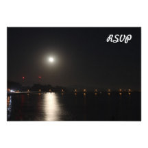 Full Moon Rise Personalized Invitation