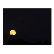 Full Moon Rise Post Cards