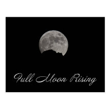 FULL MOON RISING POSTCARD