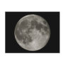Full Moon view from Earth in Belgium Post Card
