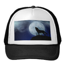 Full Moon Wolf Hat