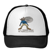 Full Moons Make Me Howl Mesh Hats