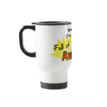 Full Of Awesome Mug in Orange Black