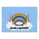 FULL-ON DOUBLE RAINBOW CARD