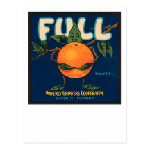 Full - Orange Crate Label Post Card