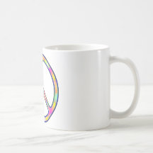 Full Psychedelic Peace Sign Coffee Mug