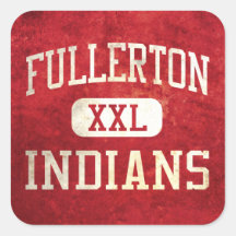 Fullerton Indians Athletics Sticker