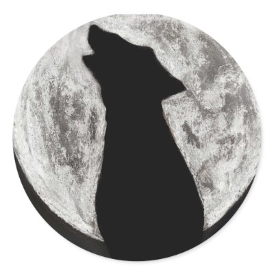 FULLMOON STICKERS by dawnmcininch