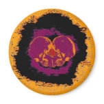 fullmoonskull #5 refrigerator magnet