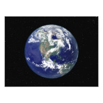Fully lit Earth centred on North America Photo Art