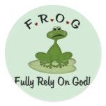 Fully Rely on God Sticker