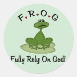 Fully Rely on God Sticker