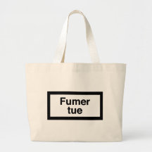 Fumer tue tote bags