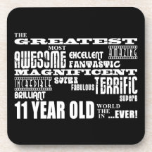 Fun 11th Birthday Party Greatest Eleven Year Old Coaster
