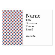 Fun 4th of July Red White and Blue Business Cards