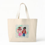 Fun 50's Sock Monkeys Canvas Bag
