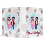Fun 50's Sock Monkeys Binder