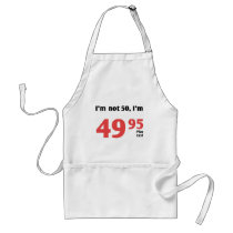 Fun 50th Birthday Plus Tax Aprons