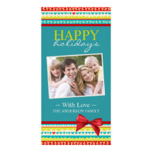 Fun and Cheerful Christmas Photo Card